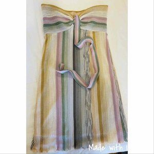 M  Missoni Halterneck Multicolor Mini Dress Size S